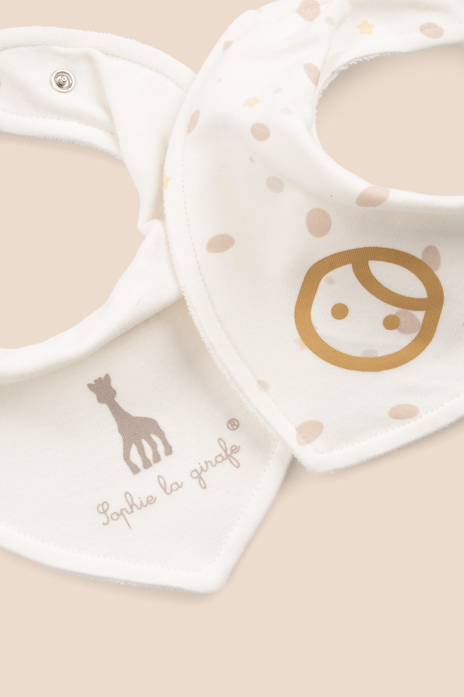 Sophie la girafe 2'li Sıvı Geçirmez Fular Önlük Seti Önlük Little Gusto