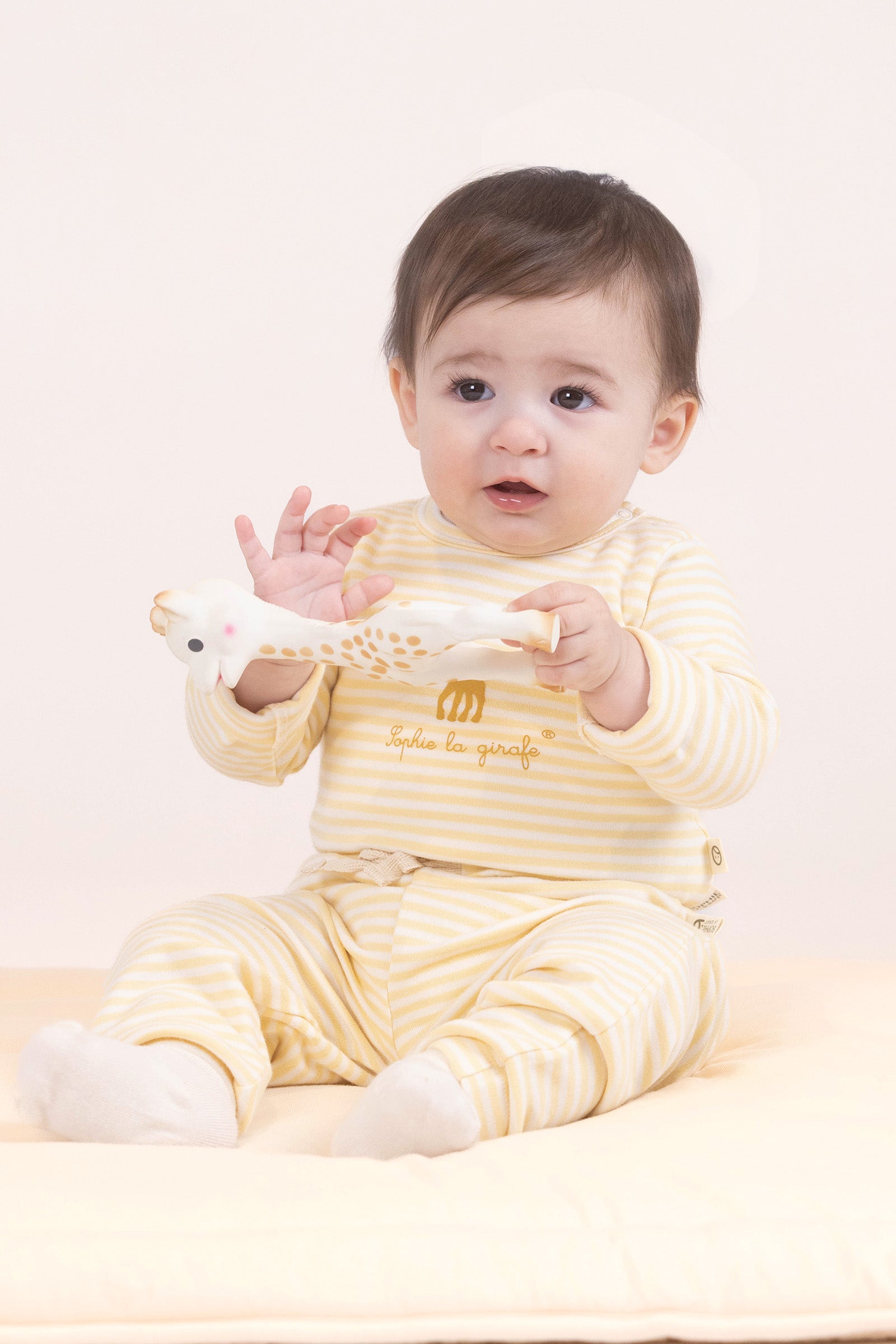 Sophie la girafe 2'li Uzun Kollu Organik Pamuk Zıbın Zıbın & Body Little Gusto