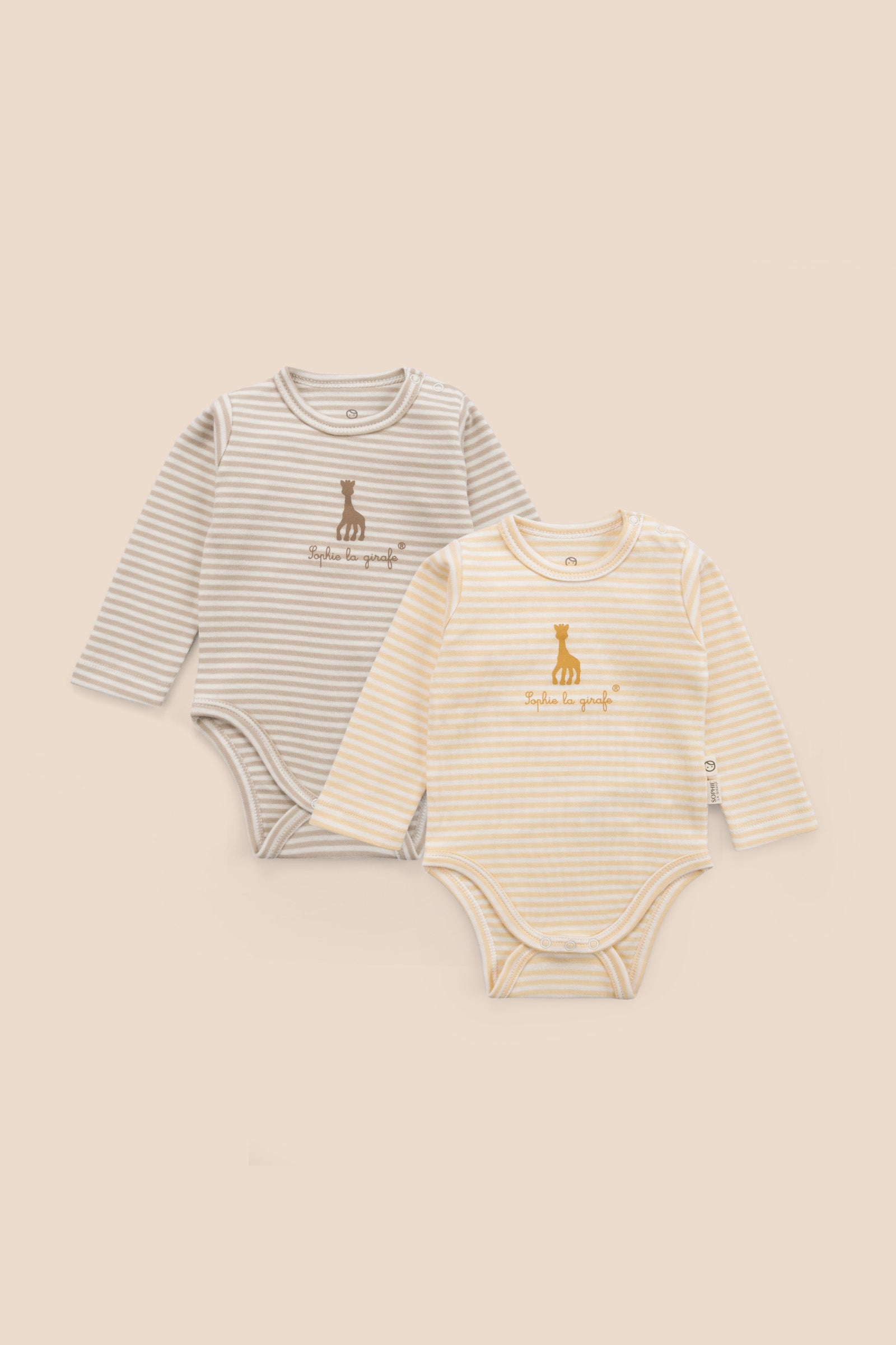 Sophie la girafe 2'li Uzun Kollu Organik Pamuk Zıbın Zıbın & Body Little Gusto