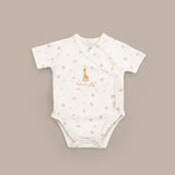 Sophie la girafe Organik Pamuk 2'li Kısa Kollu Kruvaze Zıbın