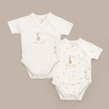 Sophie la girafe Organik Pamuk 2'li Kısa Kollu Kruvaze Zıbın