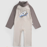Uzun Tulum UV Korumalı Kahve Bebek Mayo Little Surfer - Little Gusto - 