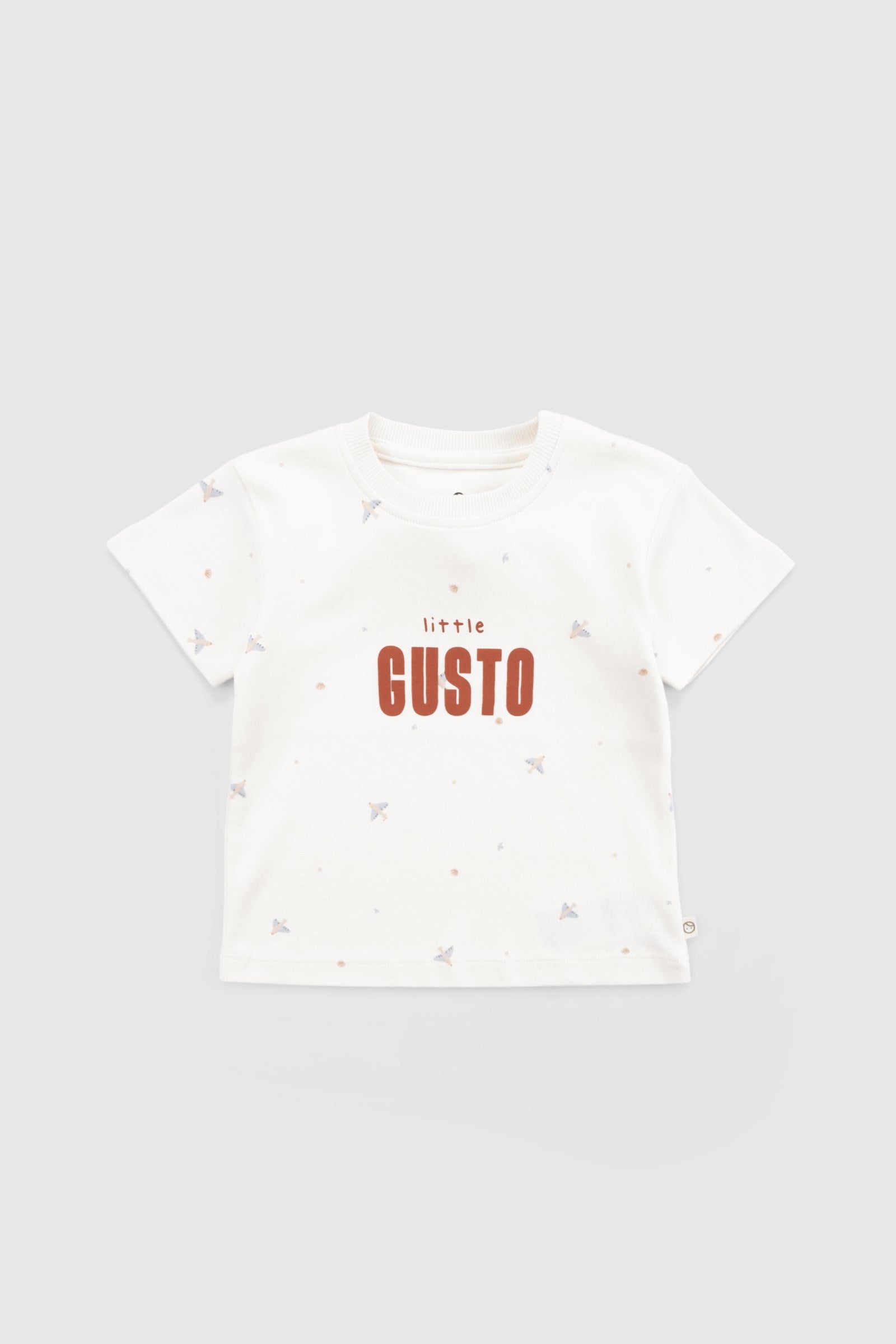 Organik Pamuk Bebek Takımı Turuncu Takım Little Gusto
