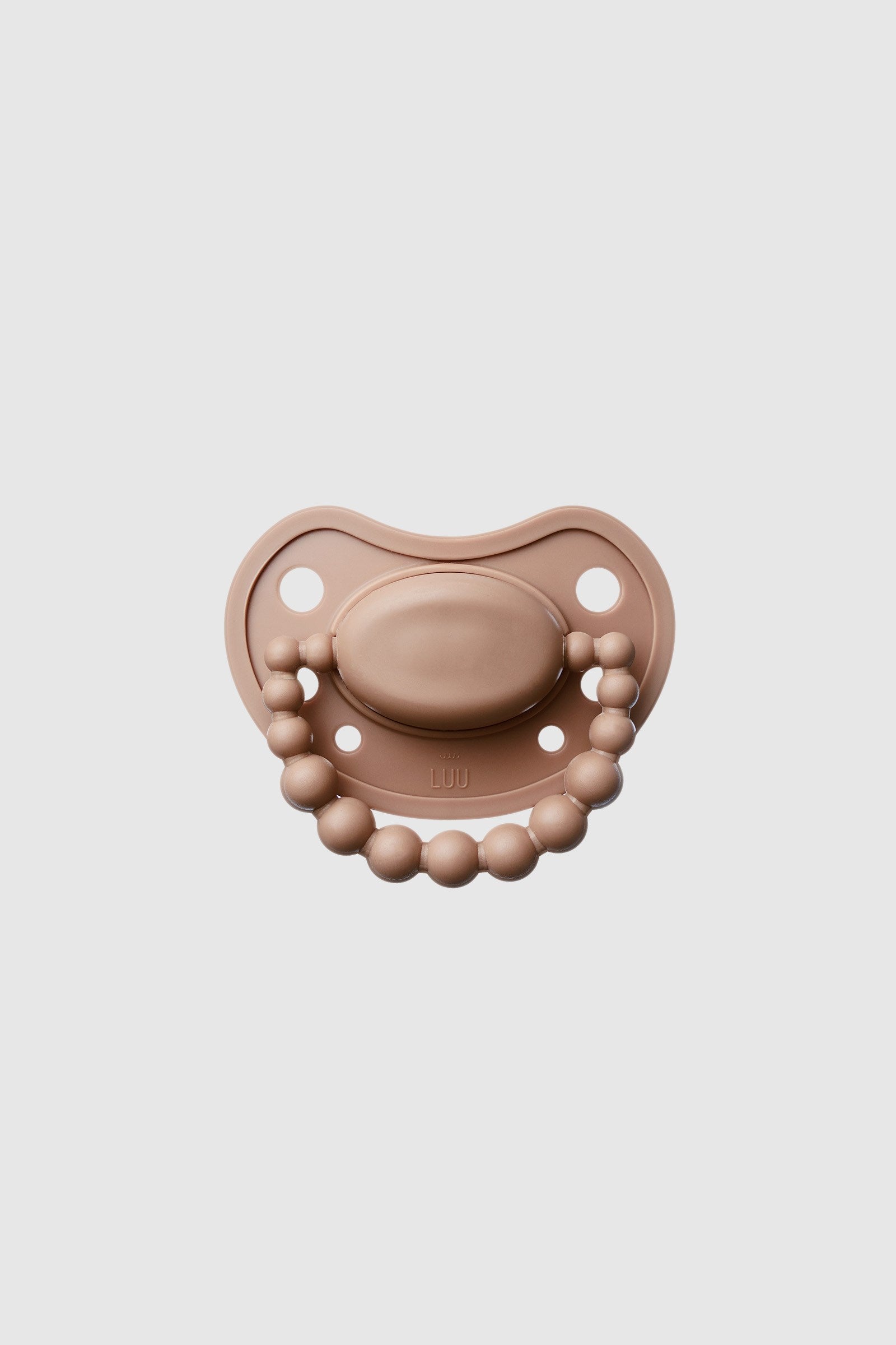 LUU Kids Positioning Ortodontik Medikal Silikon Emzik –  Milk Hazelnut