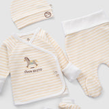 Organik Pamuk 5'li Playtime Hastane Çıkış Seti - Little Gusto - 