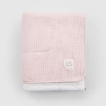 Wellsoftlu Kapitone Pembe Bebek Battaniyesi 80x100 cm