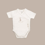 Sophie la girafe Organik Pamuk 2'li Kısa Kollu Kruvaze Zıbın