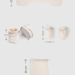 Ters Dikişli Organik Pamuk Ekru 10'lu Prematüre Bebek Seti