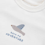 Organik Pamuk Bebek Tişört Adventure Tişört Little Gusto