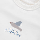 Organik Pamuk Bebek Tişört Adventure Tişört Little Gusto