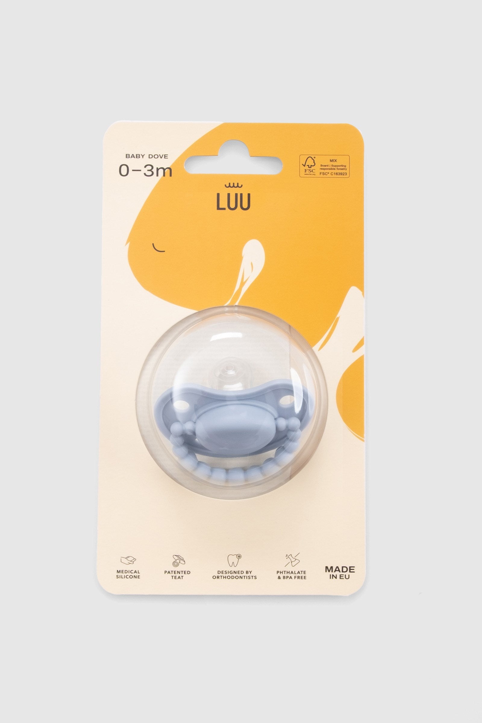 LUU Kids Positioning Ortodontik Medikal Silikon Emzik –  Baby Dove