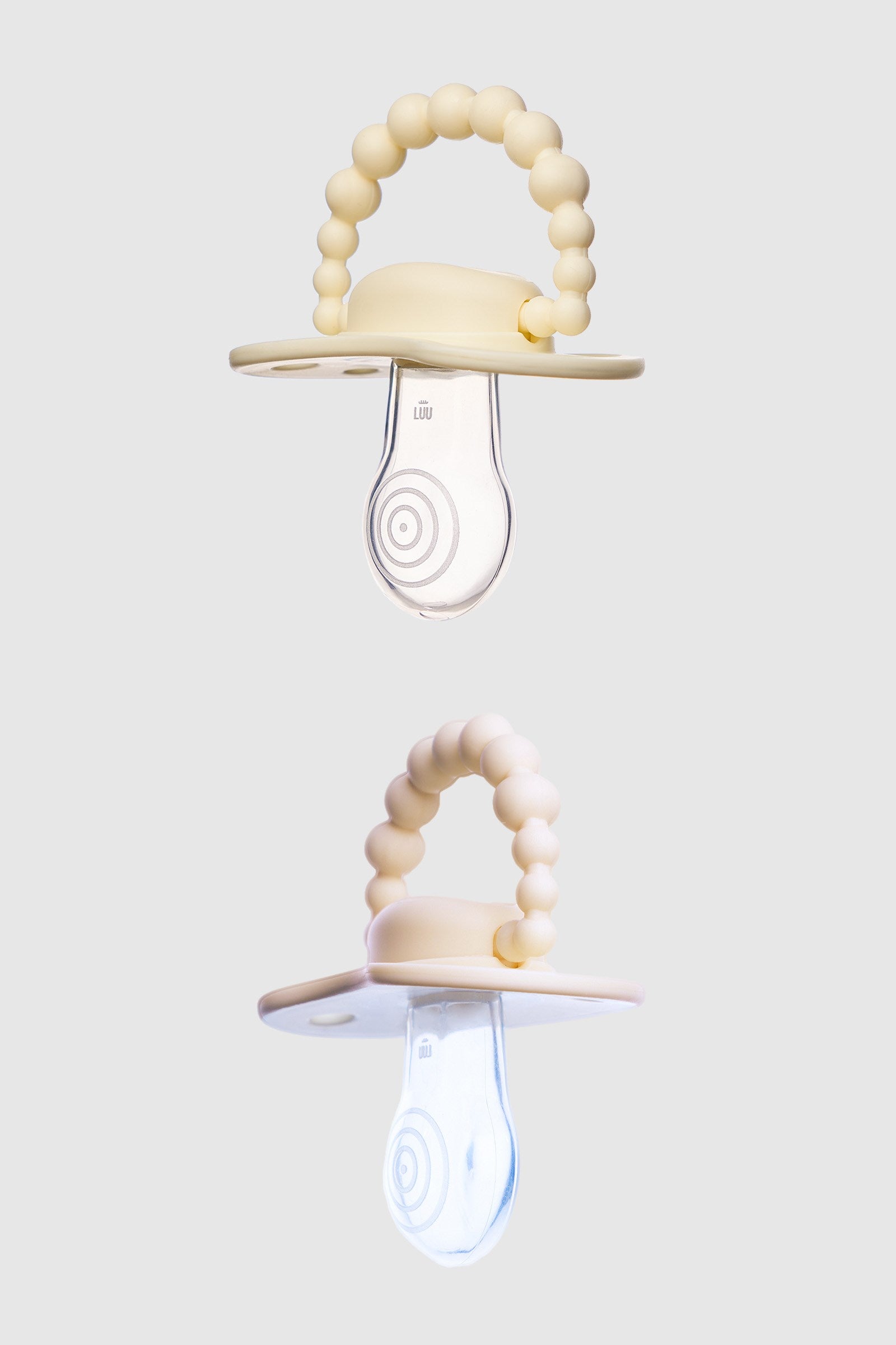 LUU Kids Positioning Ortodontik Medikal Silikon Emzik 2'li Set –  Creamy Lemon & American Cream