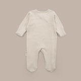 Sophie la girafe 2'li Organik Pamuk Bej Ekru Tulum Seti