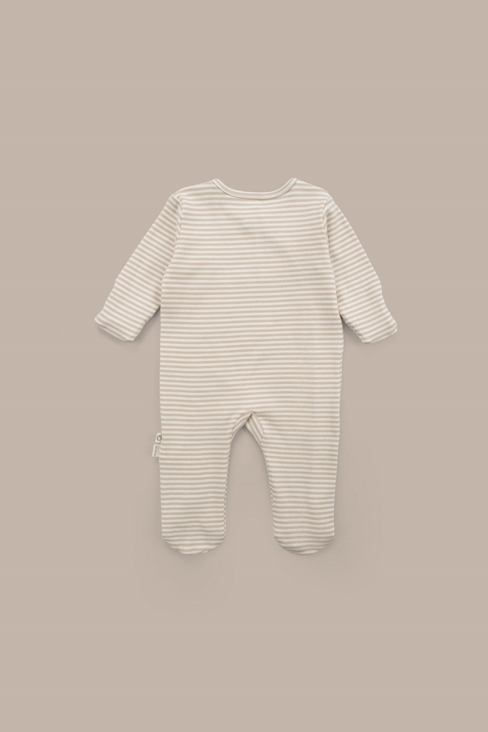 Sophie la girafe 2'li Organik Pamuk Bej Ekru Tulum Seti