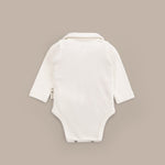 Sophie la girafe Organik Pamuk Bebe Yakalı Ekru Body