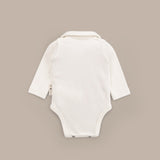 Sophie la girafe Organik Pamuk Bebe Yakalı Ekru Body