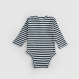 Ayarlanabilir Çıtçıtlı Modal Bebek Body Uzun Kollu Yeşil Zıbın
