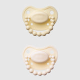 LUU Kids Positioning Ortodontik Medikal Silikon Emzik 2'li Set –  Creamy Lemon & American Cream
