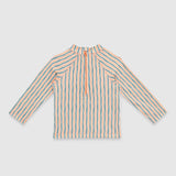 UV Korumalı Uzun Kollu Erkek Bebek Üst Mayo Orange Oasis Mayo Sand Mother