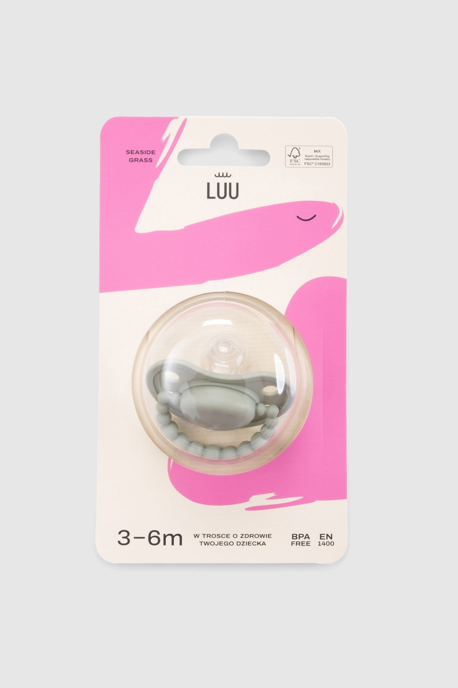 LUU Kids Positioning Ortodontik Medikal Silikon Emzik – Seaside Grass