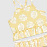 UV Korumalı Fırfırlı Kız Çocuk Bikini Takımı Sunny Shells Sand Mother