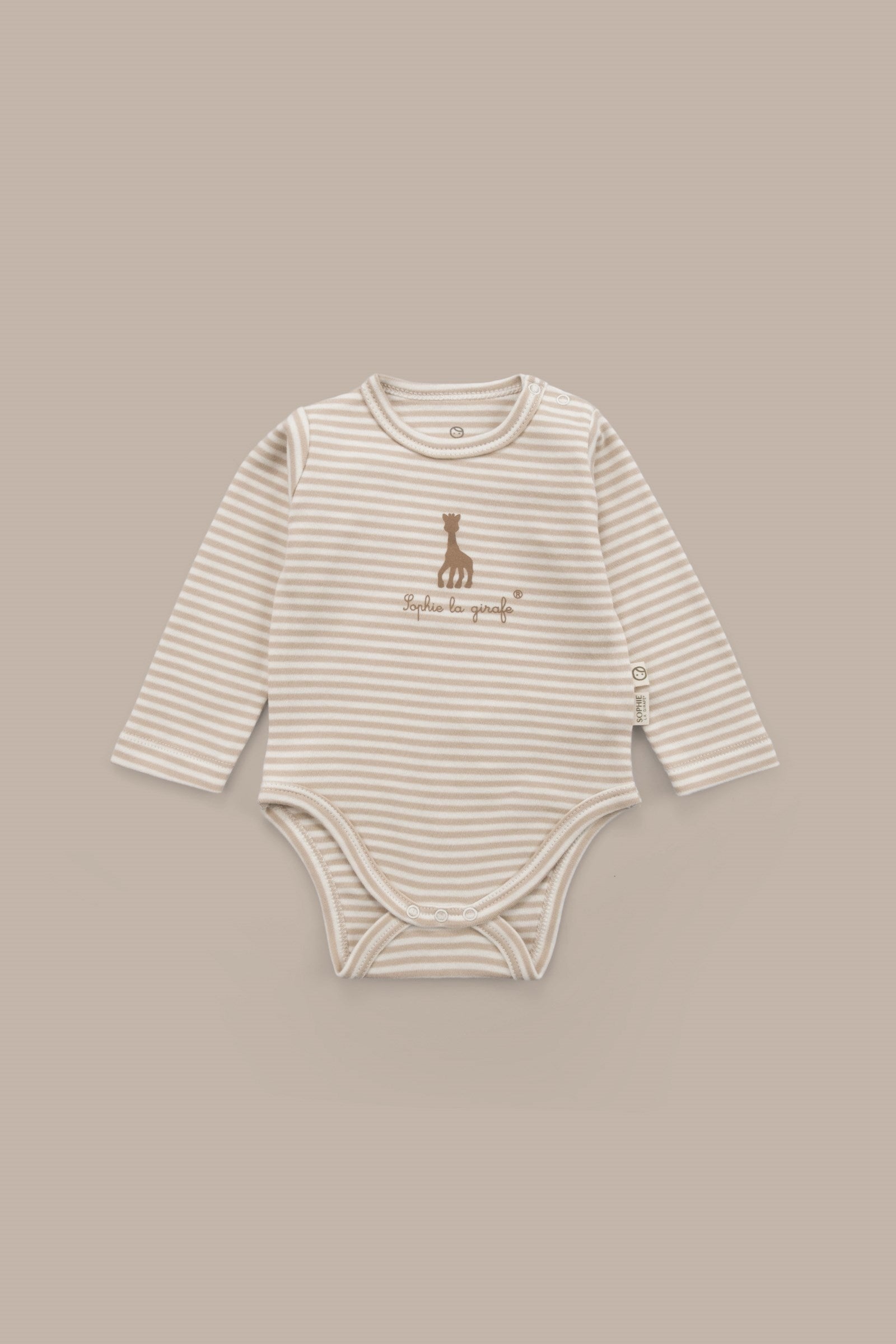 Sophie la girafe 2'li Uzun Kollu Organik Pamuk Zıbın