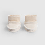 Ters Dikişli Organik Pamuk Ekru 10'lu Prematüre Bebek Seti