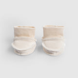 Ters Dikişli Organik Pamuk Ekru 10'lu Prematüre Bebek Seti