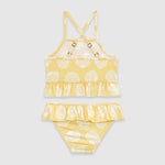 UV Korumalı Fırfırlı Kız Çocuk Bikini Takımı Sunny Shells Sand Mother