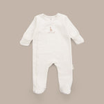 Sophie la girafe 2'li Organik Pamuk Bej Ekru Tulum Seti