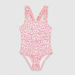 Uv Korumalı Kız Bebek Mayo Lilac Blossom Mayo Sand Mother