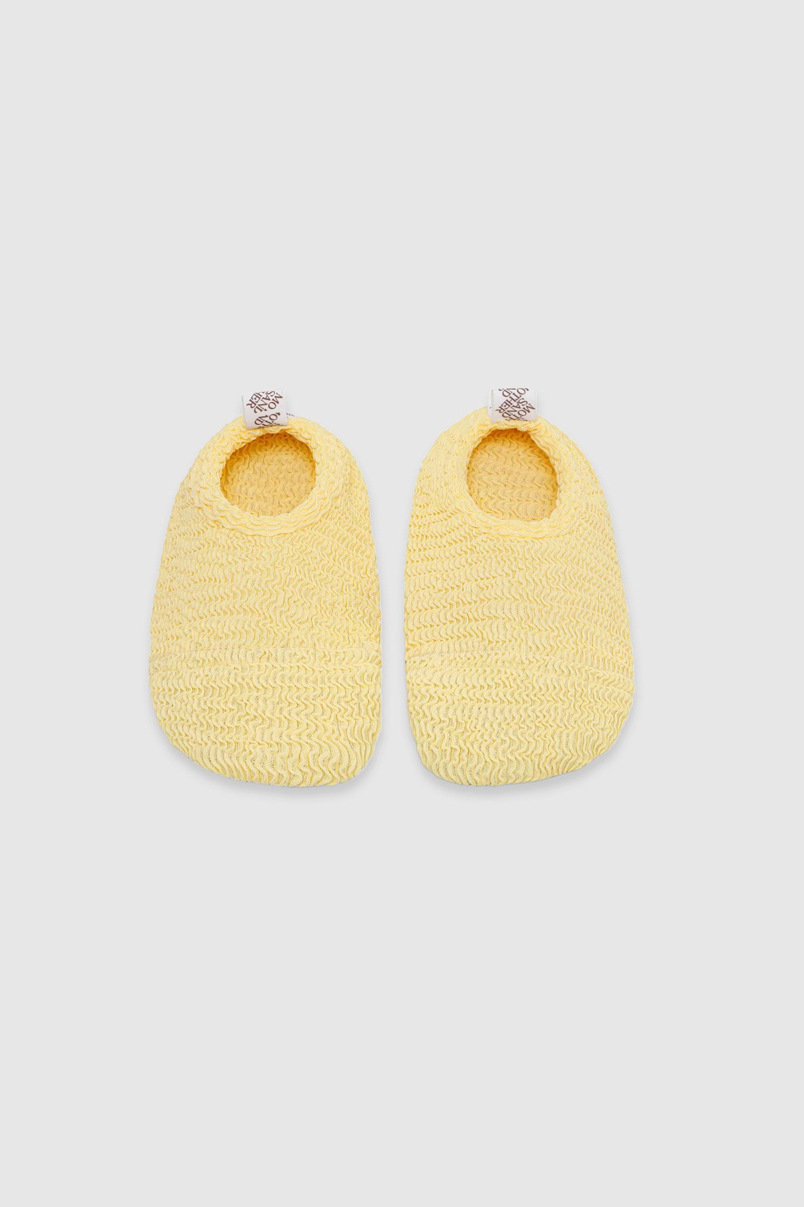 Dokulu Yüzme Patiği Butter Yellow Deniz Ayakkabısı Sand Mother