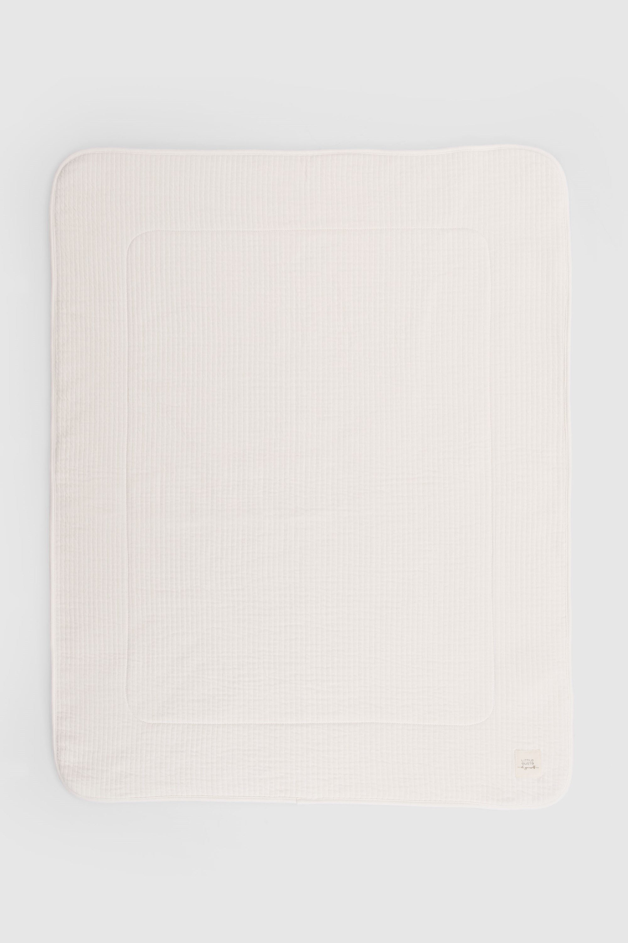 Wellsoftlu Kapitone Ekru Bebek Battaniyesi 80x100 cm
