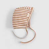 Organik Pamuklu Modal Kahverengi Bebek İngiliz Şapka Little Gusto