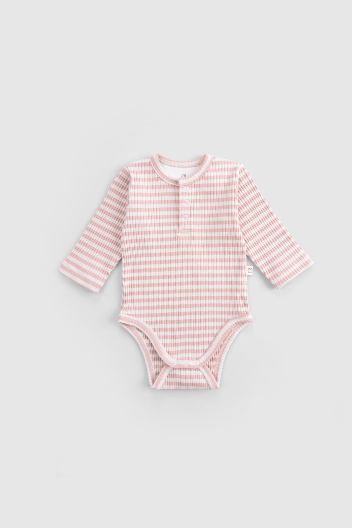 Ayarlanabilir Çıtçıtlı Modal Bebek Body Uzun Kollu Pembe Zıbın Zıbın & Body Little Gusto