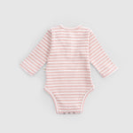 Ayarlanabilir Çıtçıtlı Modal Bebek Body Uzun Kollu Pembe Zıbın Zıbın & Body Little Gusto
