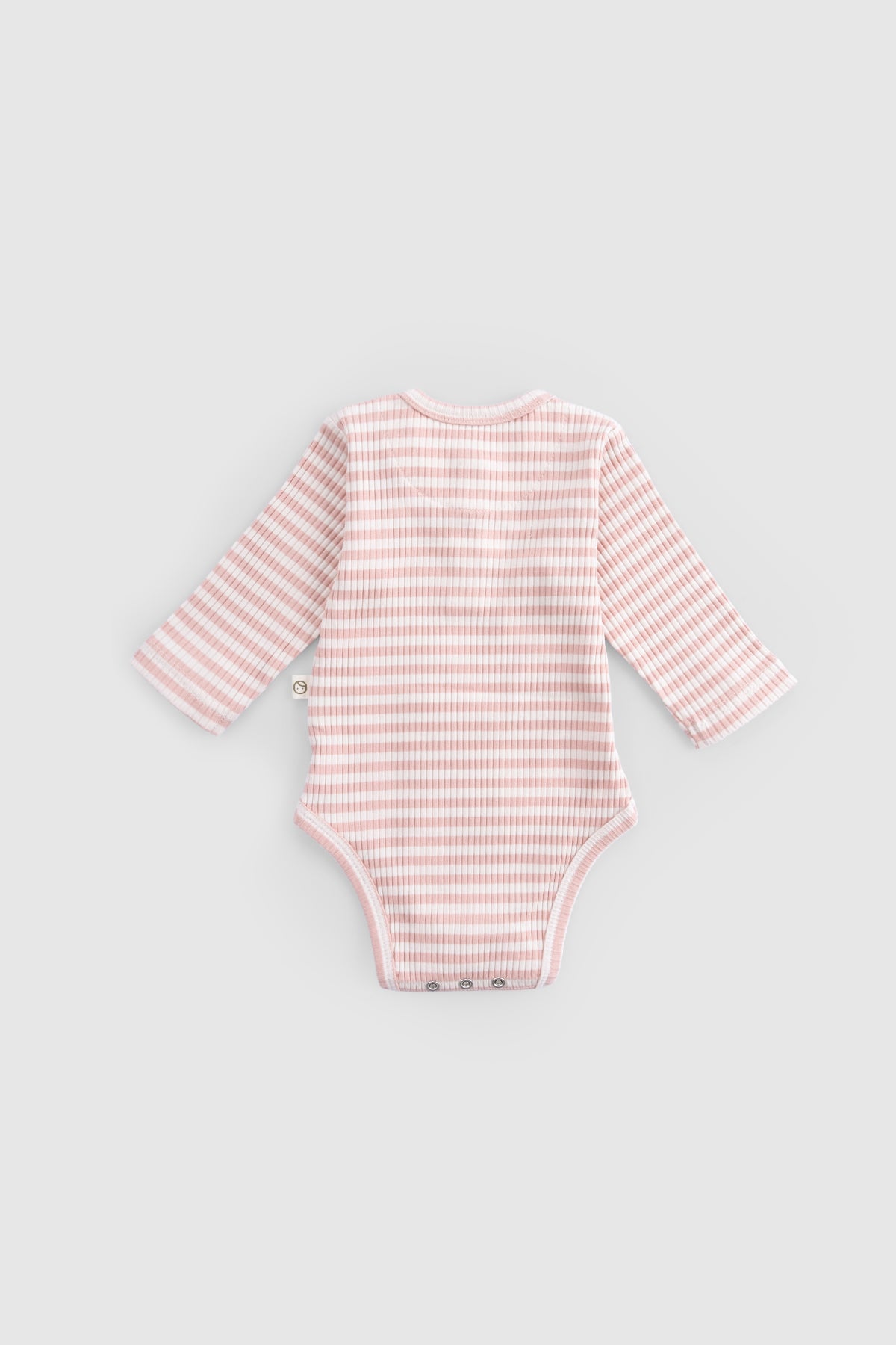 Ayarlanabilir Çıtçıtlı Modal Bebek Body Uzun Kollu Pembe Zıbın Zıbın & Body Little Gusto