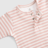 Ayarlanabilir Çıtçıtlı Modal Bebek Body Uzun Kollu Pembe Zıbın Zıbın & Body Little Gusto