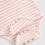 Ayarlanabilir Çıtçıtlı Modal Bebek Body Uzun Kollu Pembe Zıbın Zıbın & Body Little Gusto