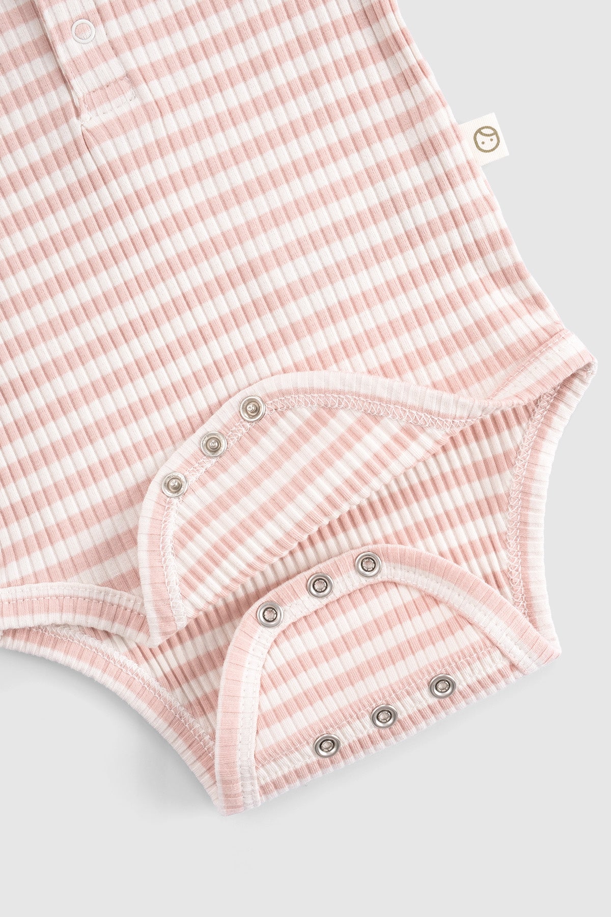 Ayarlanabilir Çıtçıtlı Modal Bebek Body Uzun Kollu Pembe Zıbın Zıbın & Body Little Gusto