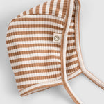 Organik Pamuklu Modal Kahverengi Bebek İngiliz Şapka Little Gusto