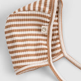 Organik Pamuklu Modal Kahverengi Bebek İngiliz Şapka Little Gusto