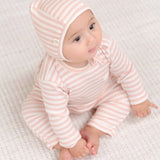 Organik Pamuklu Modal Pembe Bebek İngiliz Şapka Şapka Little Gusto