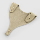 Organik Pamuk Sıvı Geçirmez Cosmos Desen Haki Emzik Tutuculu Önlük