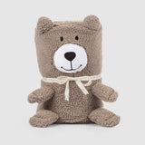 Wellsoft Ayıcık Kahve Bebek Battaniyesi - Little Gusto - Bebek Battaniye