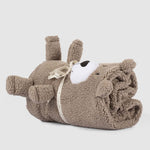 Wellsoft Ayıcık Kahve Bebek Battaniyesi - Little Gusto - 