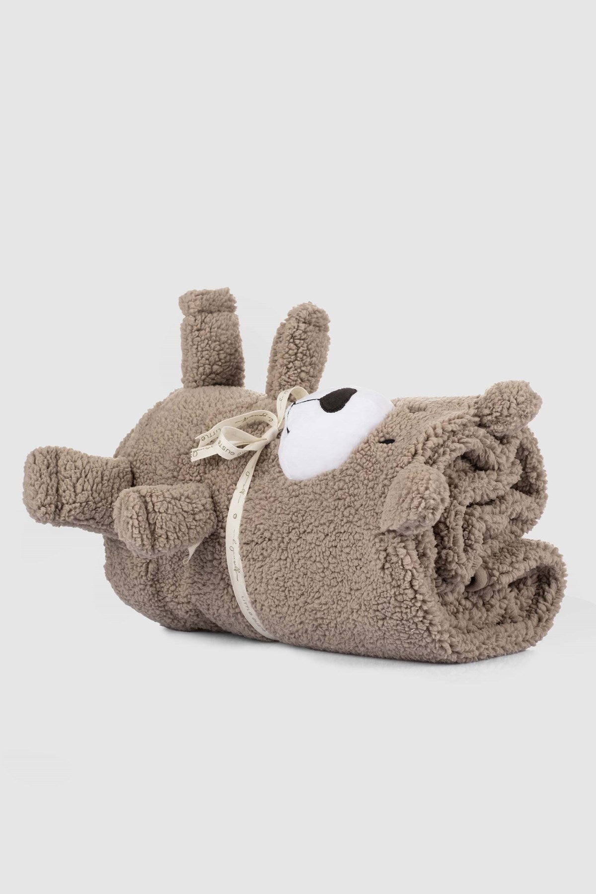 Wellsoft Ayıcık Kahve Bebek Battaniyesi - Little Gusto - 