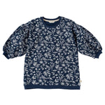Balon Kollu Sweat Çocuk Orenda Lacivert Organik Pamuk - Little Gusto - Çocuk Sweat