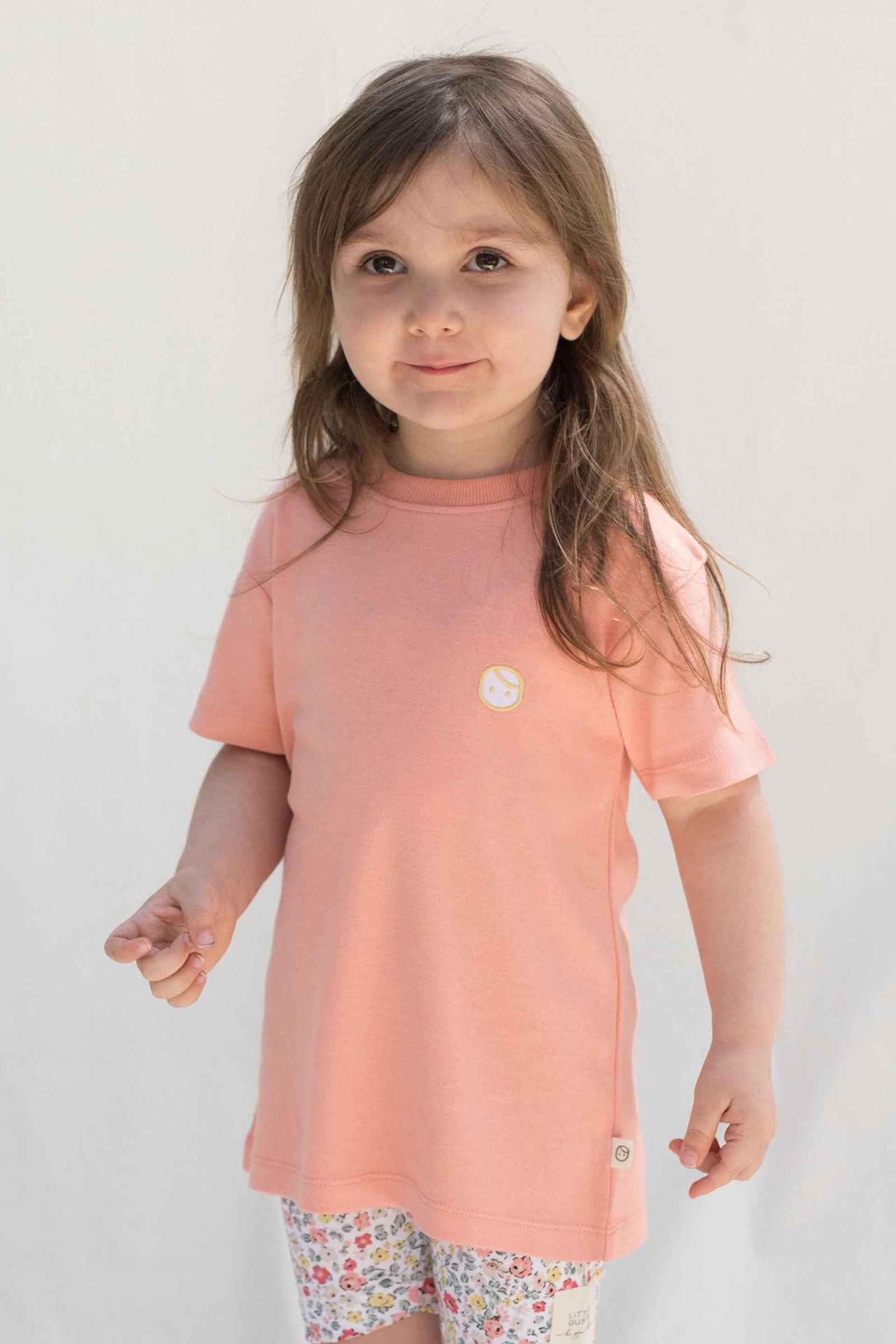 Bambu Çocuk Tişört Pembe - Little Gusto - Çocuk Tişört