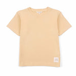 Bambu Oversize Çocuk Tişört Sarı - Little Gusto - 